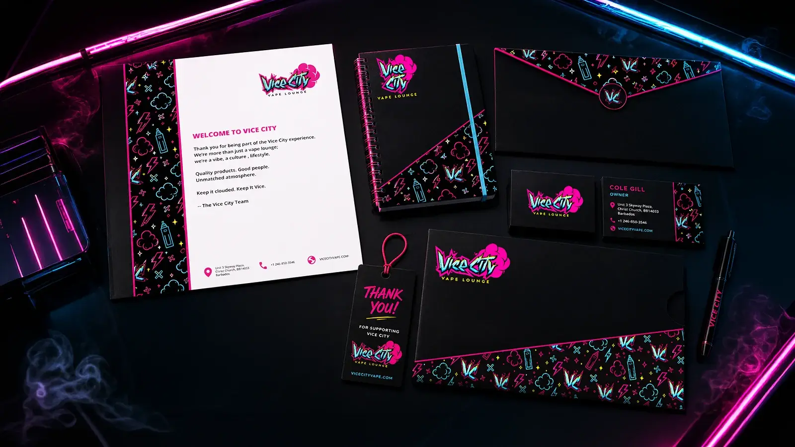 Stationery package concept designed by Sheree Taylor